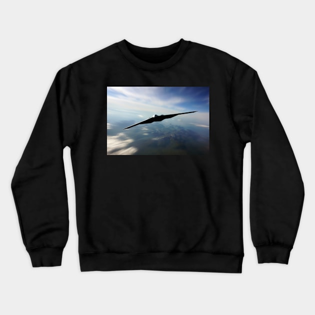 Spirit In The Sky Crewneck Sweatshirt by aviationart